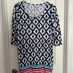 Lilly Pulitzer Navy and Multicolor Dress